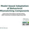 Model-Based Adaptation of Behavioral Mismatching Components