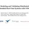 Modeling and Validating Distributed Embedded Real-Time Systems with VDM++