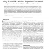 Multilayered 3D LiDAR Image Construction Using Spatial Models in a Bayesian Framework