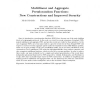 Multilinear and Aggregate Pseudorandom Functions: New Constructions and Improved Security
