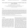 Nearly optimal neural network stabilization of bipedal standing using genetic algorithm
