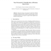 Non Parametric Classification of Human Interaction