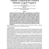 On Continuous Models of Computation: Towards Computing the Distance Between (Logic) Programs