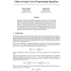 On the Generalization Ability of Online Strongly Convex Programming Algorithms