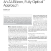 Optical Contactless Probing: An All-Silicon, Fully Optical Approach
