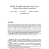 Parallel Space Decomposition of the Mesh Adaptive Direct Search Algorithm
