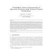 Probabilistic Abstract Interpretation of Imperative Programs using Truncated Normal Distributions