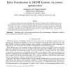Pulse Construction in OFDM Systems Via Convex Optimization