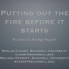 Putting out the fire before it starts: proactive technology support