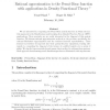 Rational approximation to the Fermi-Dirac function with applications in density functional theory
