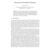 Reasoning With Weighted Ontologies