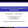 Recognizable Picture Languages and Polyominoes