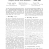 Report from the first international workshop on computer vision meets databases (CVDB 2004)