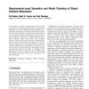 Requirements-Level Semantics and Model Checking of Object-Oriented Statecharts
