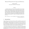 Research Perspectives for Logic and Deduction