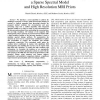 Robust Reconstruction of MRSI Data Using a Sparse Spectral Model and High Resolution MRI Priors