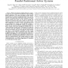 Scalable parallel I/O alternatives for massively parallel partitioned solver systems