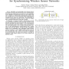 Secondis: An Adaptive Dissemination Protocol for Synchronizing Wireless Sensor Networks