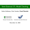 Semi-external LTL Model Checking