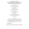 Sensitivity analysis of differential-algebraic equations and partial differential equations