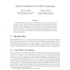 Service Combinators for Web Computing