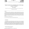 Signal extraction for simulated games with a large number of players