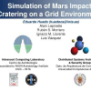 Simulation of Mars Impact Cratering on a Grid Environment