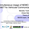 Simultaneous usage of NEMO and MANET for vehicular communication