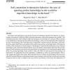 Soft constraints in interactive behavior: the case of ignoring perfect knowledge in-the-world for imperfect knowledge in-the-hea