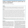 SOPRA: Scaffolding algorithm for paired reads via statistical optimization