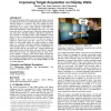 Speech-filtered bubble ray: improving target acquisition on display walls