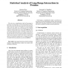Statistical Analysis of Long-Range Interactions in Proteins