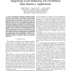 Supporting load balancing for distributed data-intensive applications