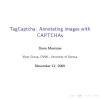 TagCaptcha: annotating images with CAPTCHAs
