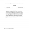 Task-technology fit for mobile information systems