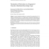 Termination of Derivations in a Fragment of Transitive Distributed Knowledge Logic