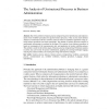 The Analysis of Unstructured Processes in Business Administration
