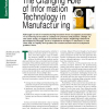 The Changing Role of Information Technology in Manufacturing