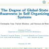 The Degree of Global-State Awareness in Self-Organizing Systems