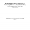 The Effect of Online Privacy Information on Purchasing Behavior: An Experimental Study