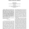 The Effect of Physical Topology on Wireless Sensor Network Lifetime