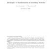 The impact of randomization in smoothing networks