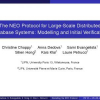 The NEO Protocol for Large-Scale Distributed Database Systems: Modelling and Initial Verification