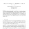 The statistical mechanics of belief sharing in multi-agent systems