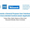 Towards a general purpose user interface for service-oriented context-aware applications