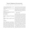 Towards Phylogenomic Reconstruction