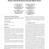 Towards the SocioScope: an information system for the study of social dynamics through digital traces
