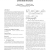 Transparent pointer compression for linked data structures