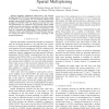 Turbo Coded MC-CDM Communications with Spatial Multiplexing