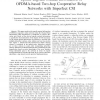 Uplink Ergodic Mutual Information of OFDMA-Based Two-Hop Cooperative Relay Networks with Imperfect CSI